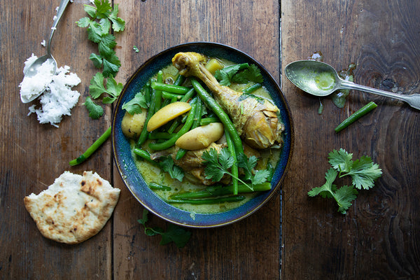 Green Bean, New Potato & Chicken Curry