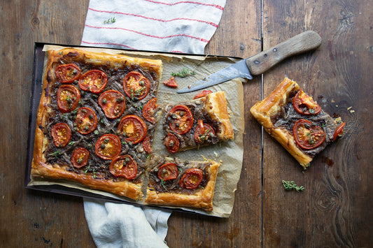 Onion, Tomato and Anchovy Tart
