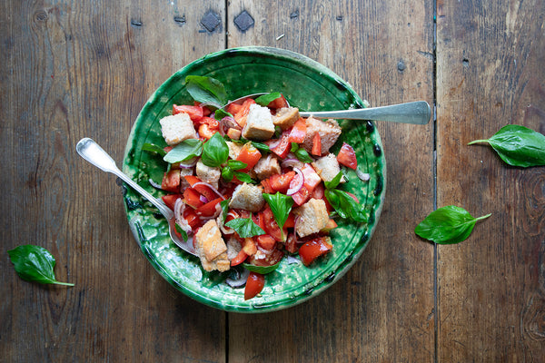 Tomato, Bread + Basil Salad | Panzanella