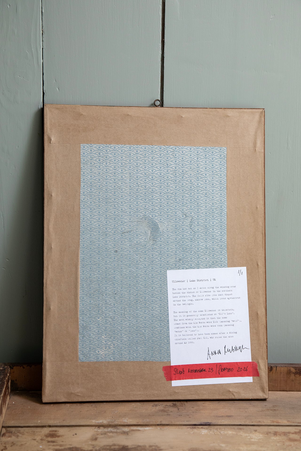 Ullswater, ingelijst
